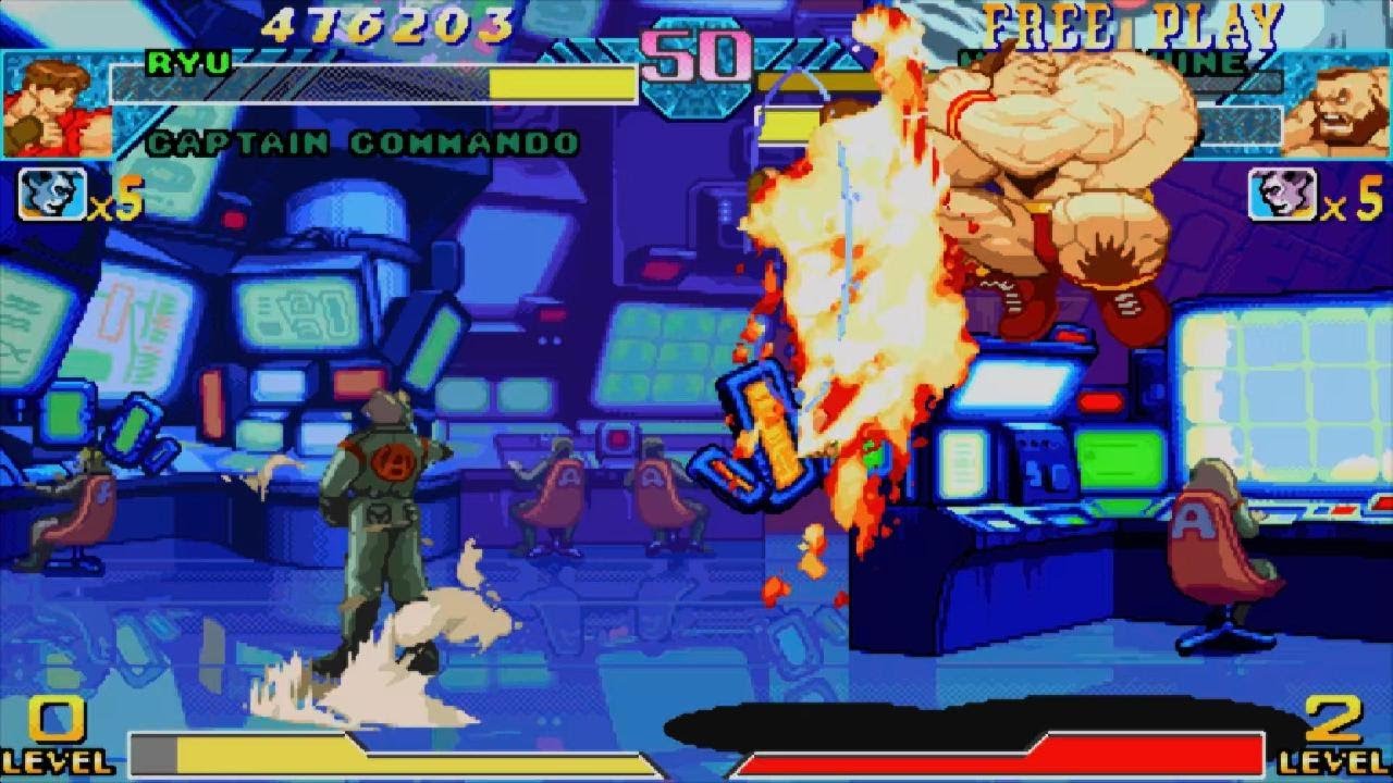 MARVEL vs. CAPCOM Fighting Collection: Ryu arcade 