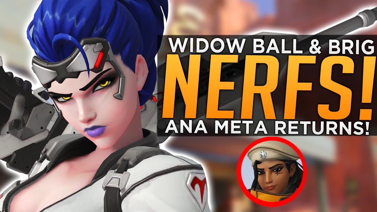 Overwatch: Widowmaker, Ball & Brigitte NERFS! - Ana Meta is BACK!