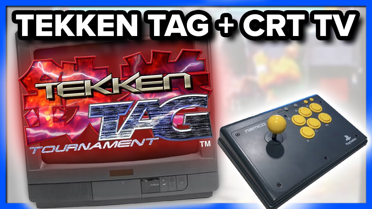 Playing Tekken Tag PS2 on a CRT with the Namco Arcade Stick