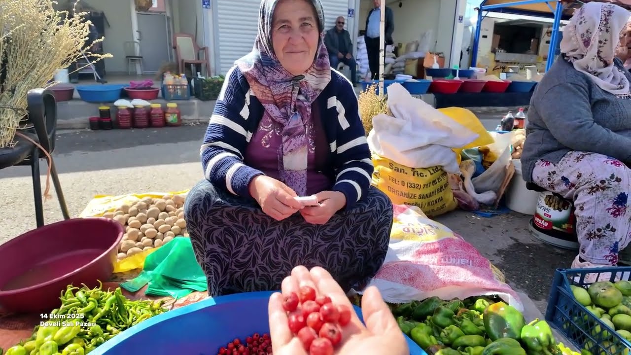 Yazın Son Mahsulleri - 14 Ekim 2025 Develi Salı Pazarı