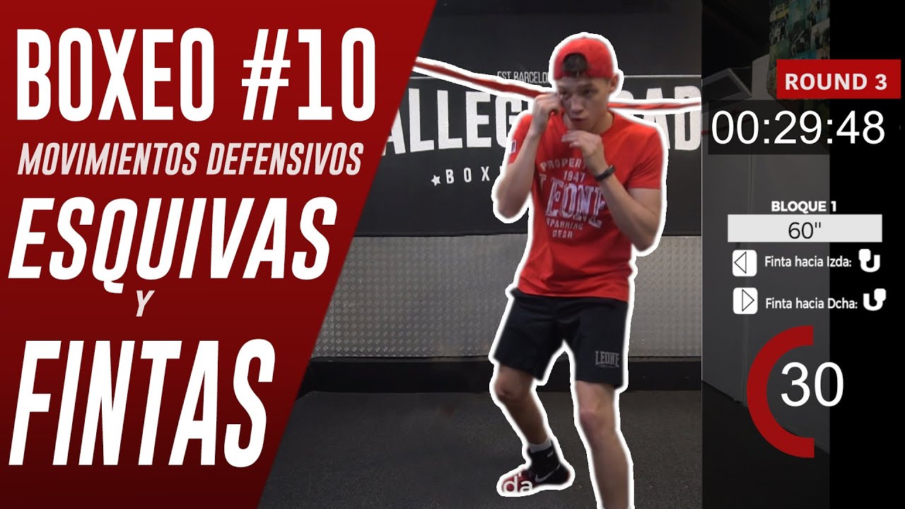 🥊ENTRENA BOXEO en CASA #10 ▶︎ 40'' FINTAS + esquivas para q NO te NOQUEEN (Entrenamiento Completo ✅)