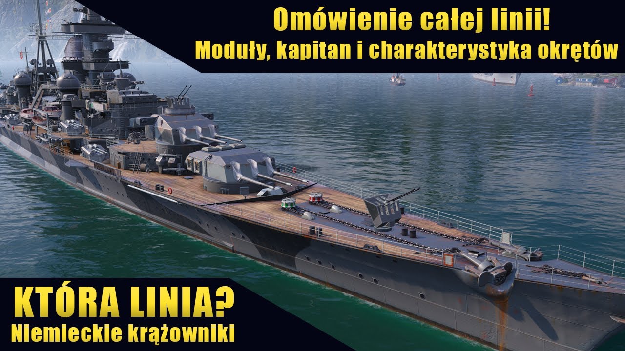 Niemieckie krążowniki - Moduły, kapitan i charakterystyka okrętów