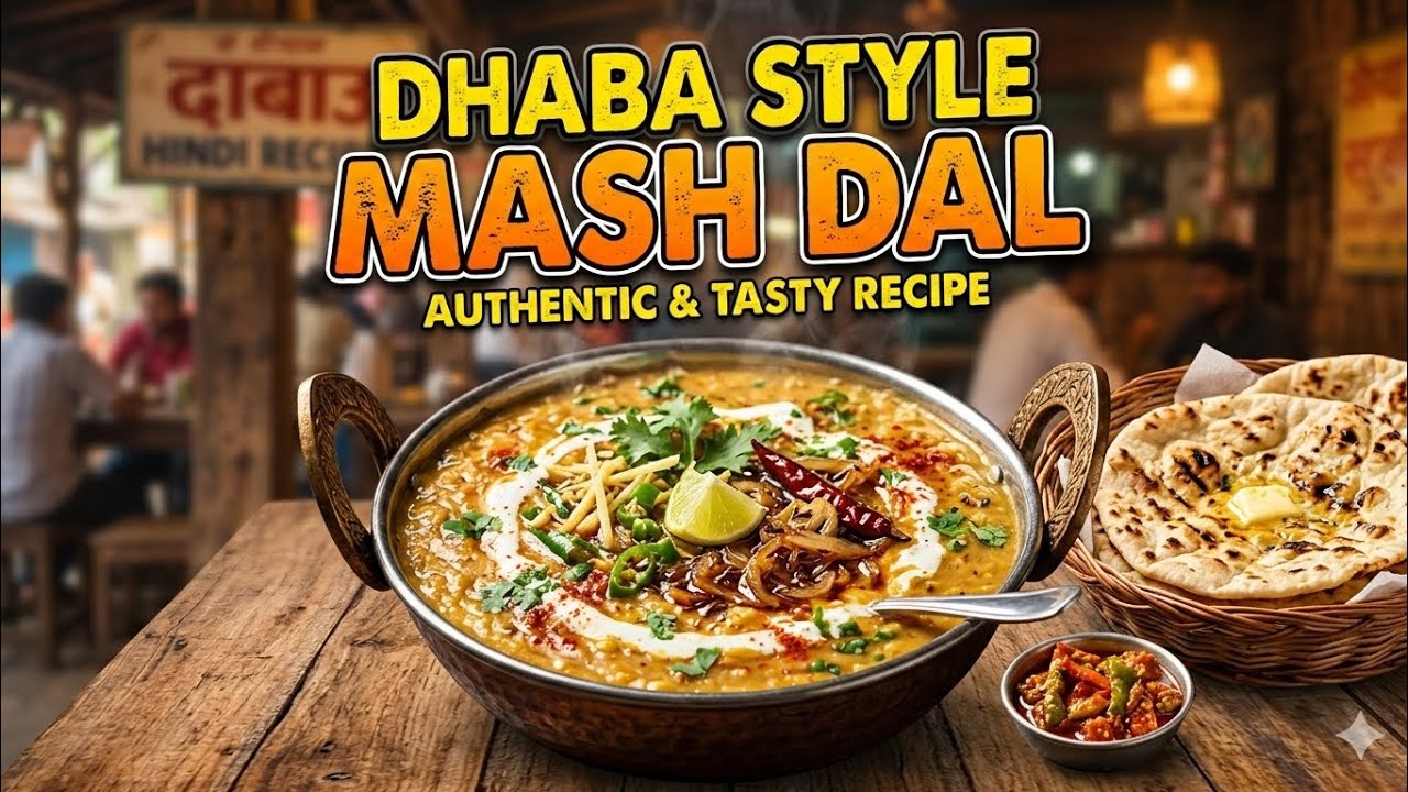 Dhaba style dal mash