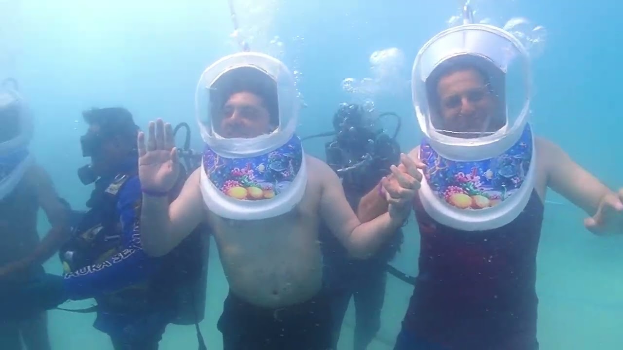 Sea walker my first experience in Pattaya, Thailand