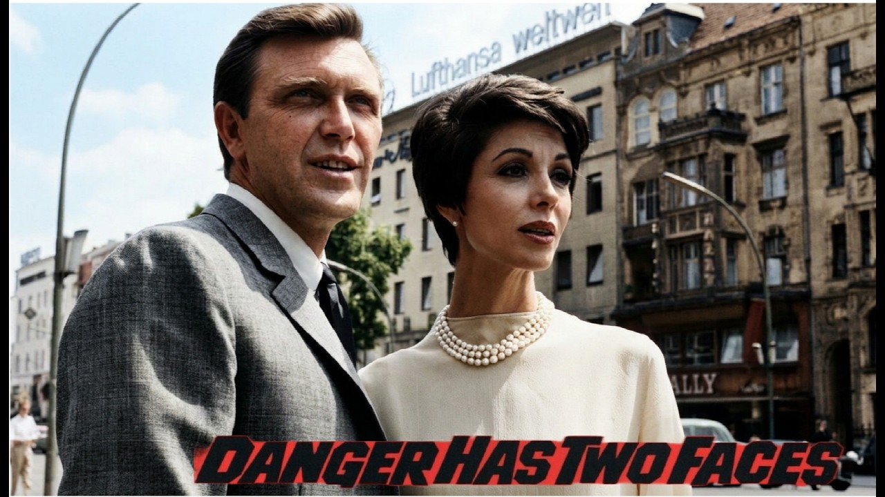 Danger Has Two Faces (1967) | Spy Thriller | Robert Lansing, Dana Wynter