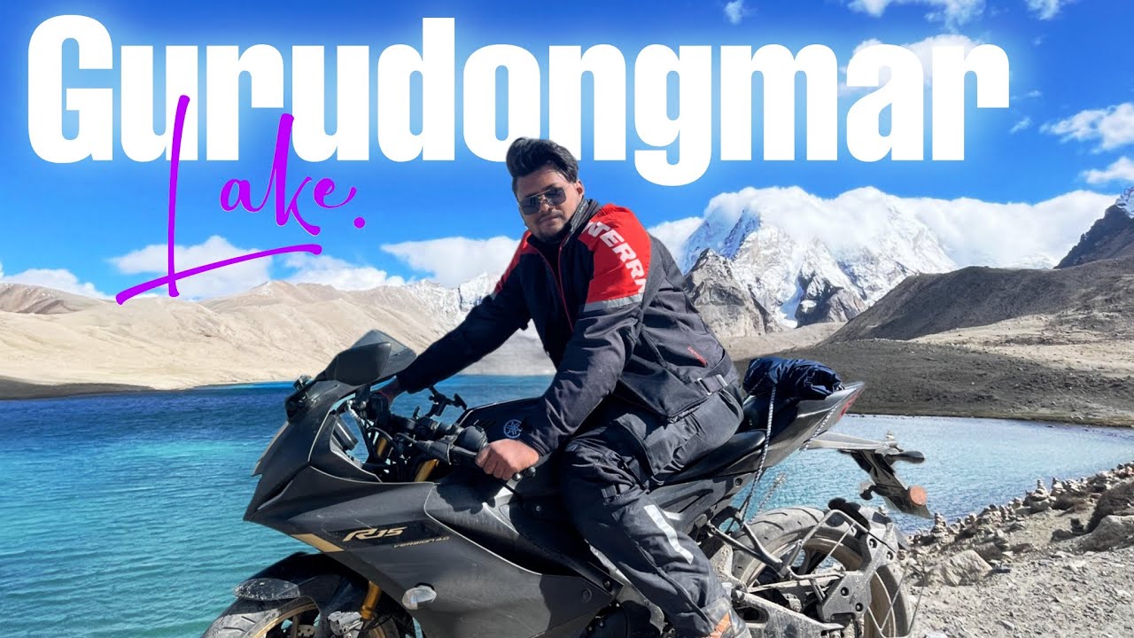 North Sikkim Bike Ride to Gurudongmar Lake | Epic Himalayan Adventure 🏔️ 🇮🇳🏍️ #bike #GurudongmarLake