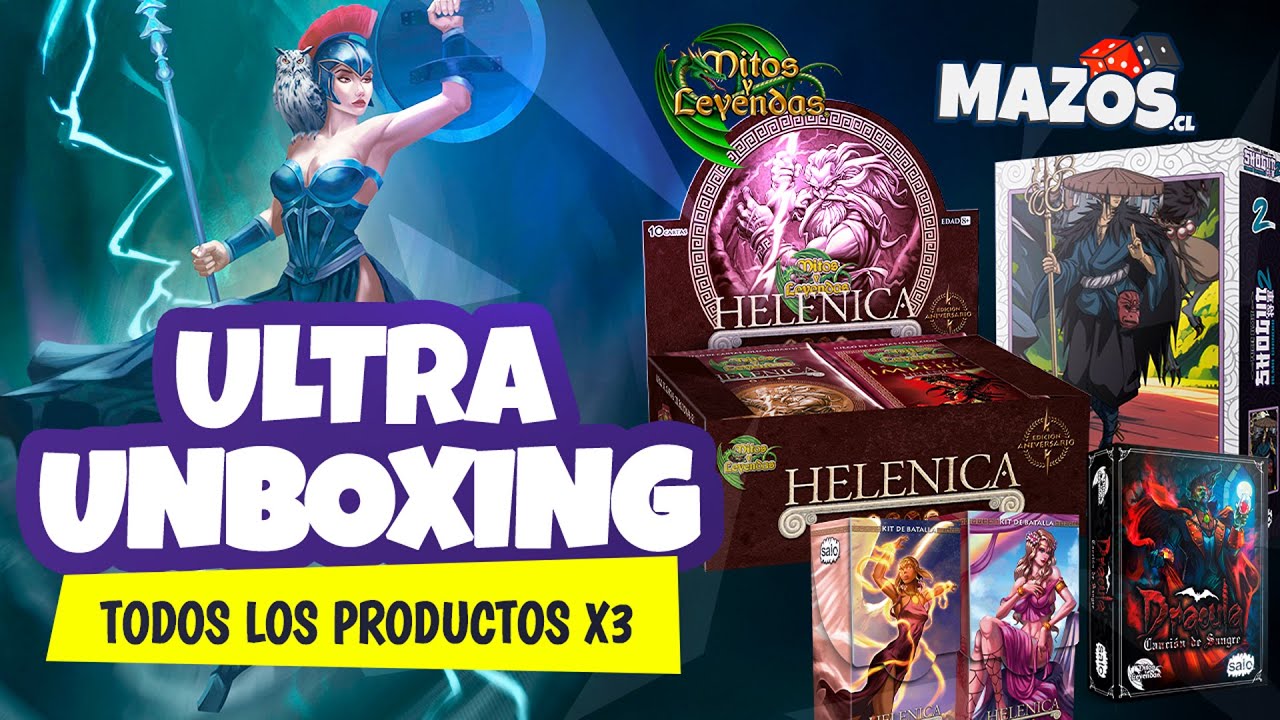Ultra Unboxing TODO x3 #AniversarioHel&eacute;nica |&nbsp;Mazos.cl