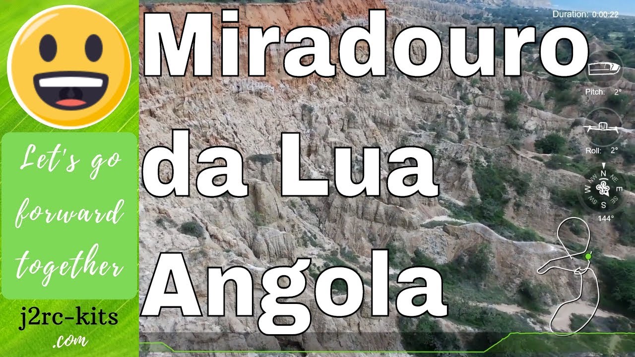 Miradouro Da Lua Luanda - One day trip vlog in Angola - Parrot Bebop 2