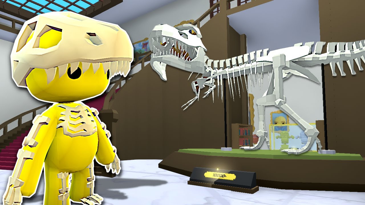 I Found a Secret TREX DINOSAUR Costume in Wobbly Life!
