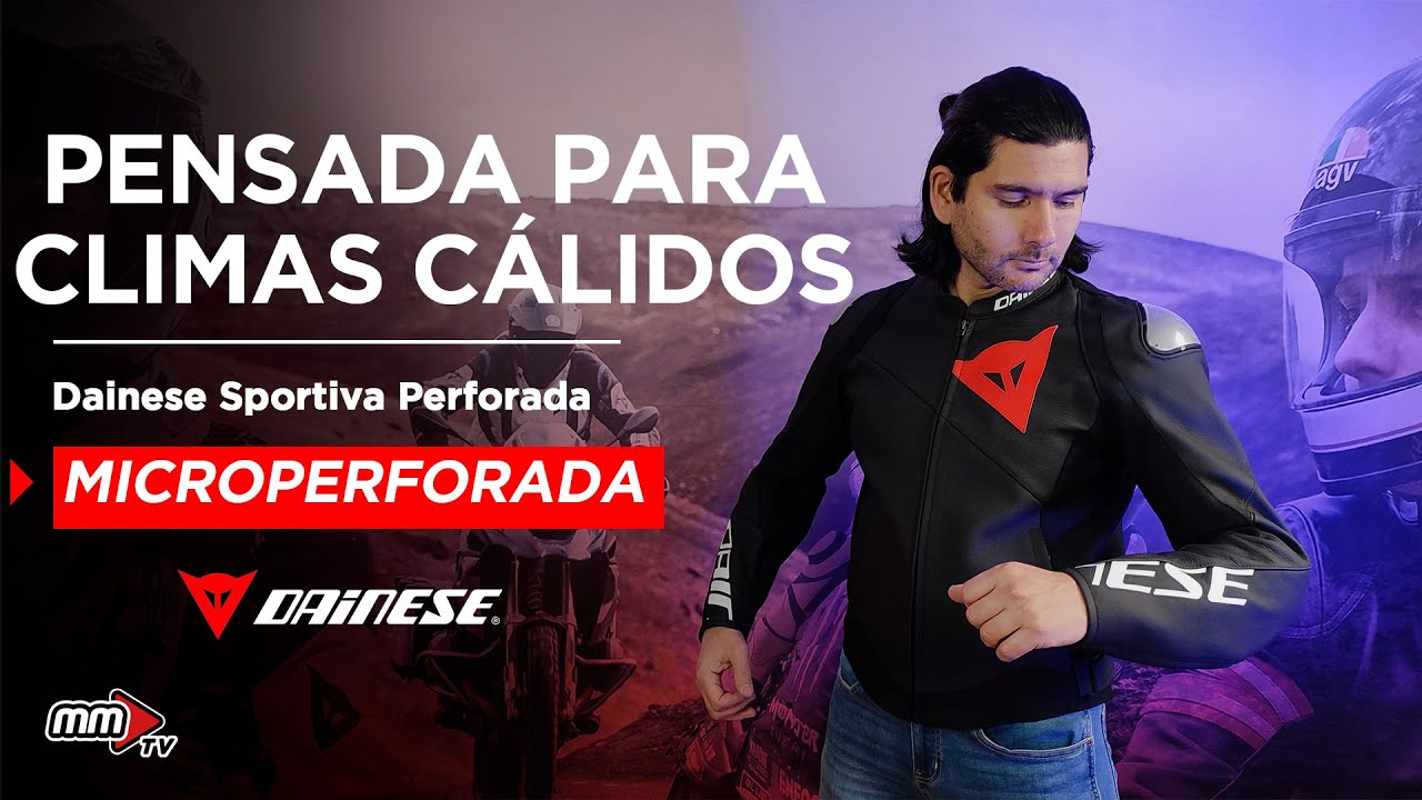 Dainese Sportiva Perforada protección, ligereza y libertad de movimientos | Reviews de productos