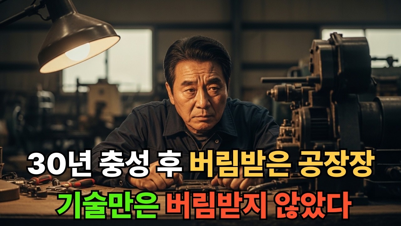 30년 충성 후 버림받은 공장장 기술만은 버림받지 않았다