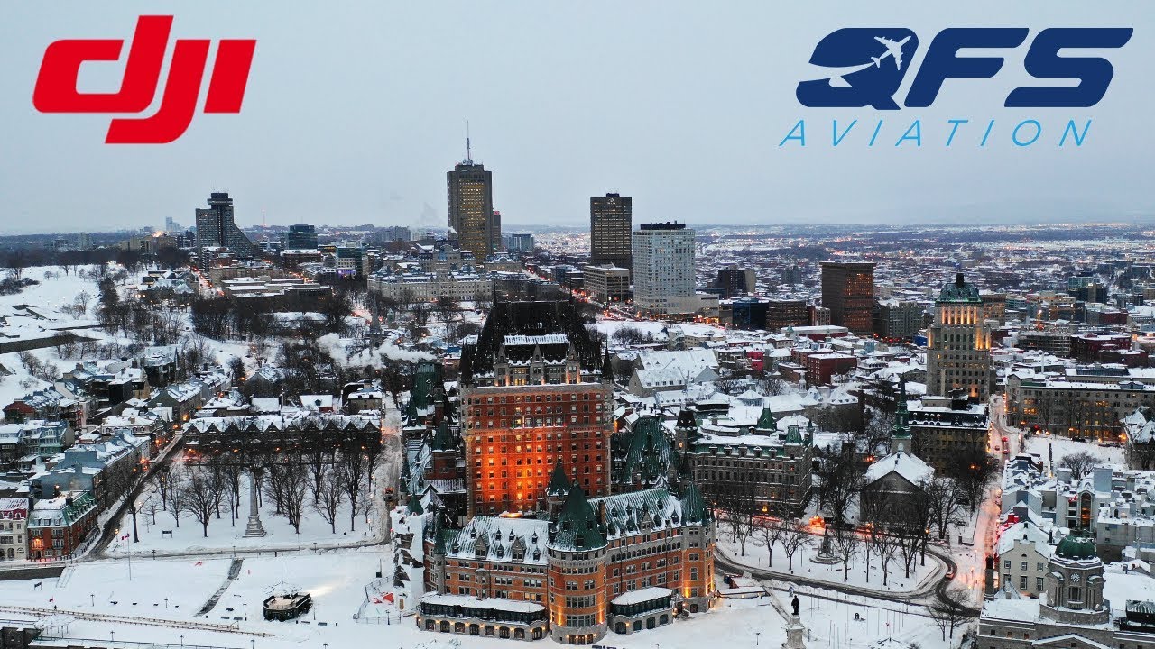 DJI MAVIC 2 PRO - Qu&eacute;bec City by drone