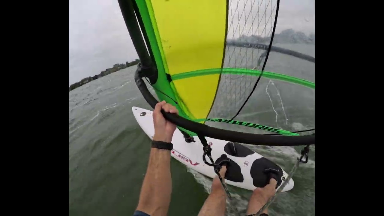 Windsurfing Cass Lake - July 17 