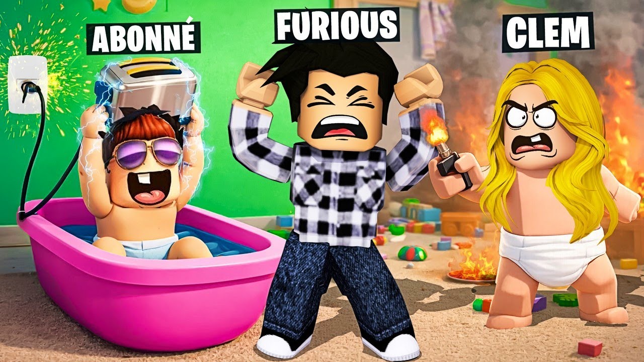 LE PIRE ENFANT DU MONDE ! ENFANT CONTRE PÈRE SUR ROBLOX