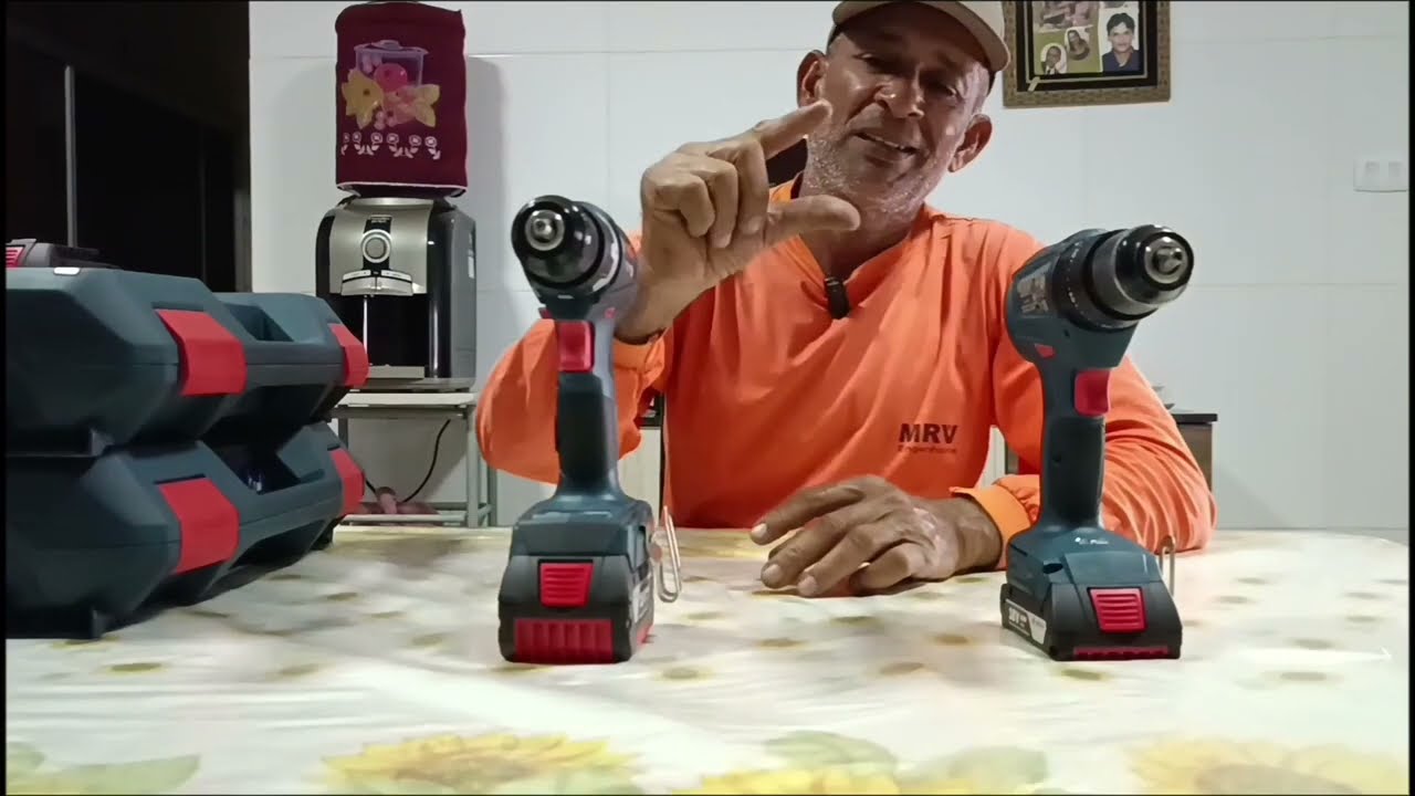 teste da gsb 18V50 VS gsr18V90C da Bosch