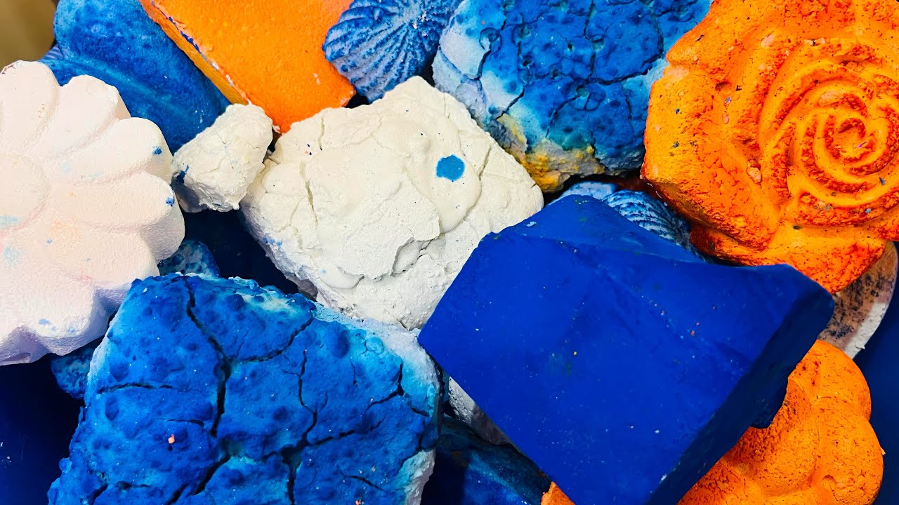 Buttery Dyed Pasted & Reforms💙🧡🤍