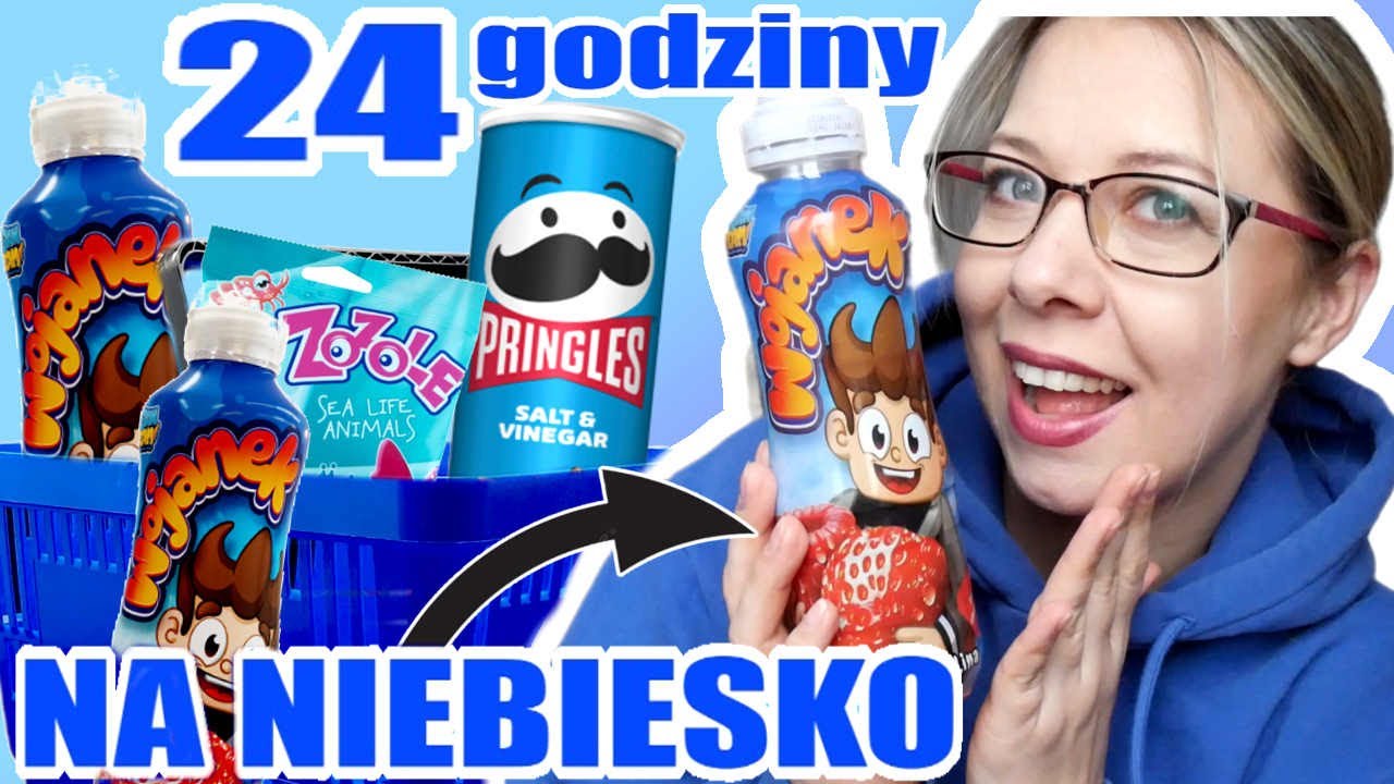 24 GODZINY NA NIEBIESKO Z WOJANKIEM 💙 #wojanek #wojan #24challenge