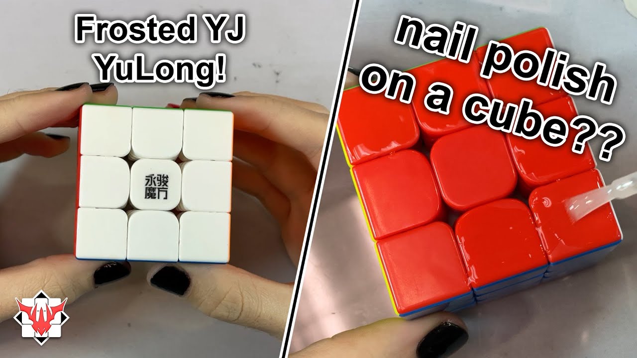 You can make any cube have frosted plastic!!!!