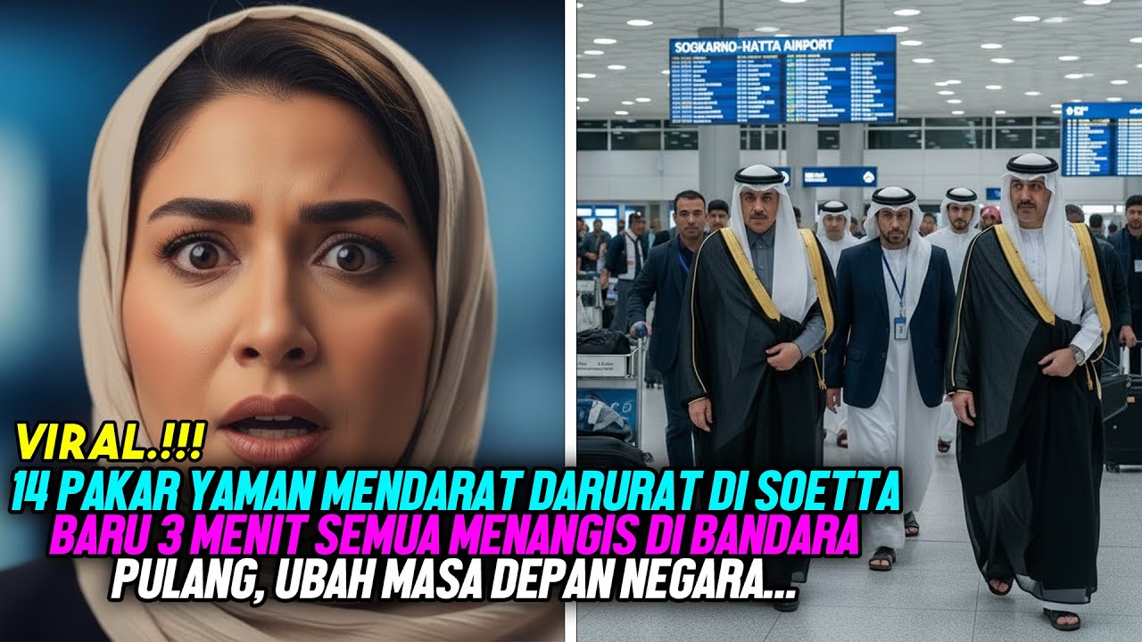 14 PAKAR YAMAN MENDARAT DARURAT DI INDONESIA, MENANGIS DI KERAN BANDARA—UBAH MASA DEPAN!