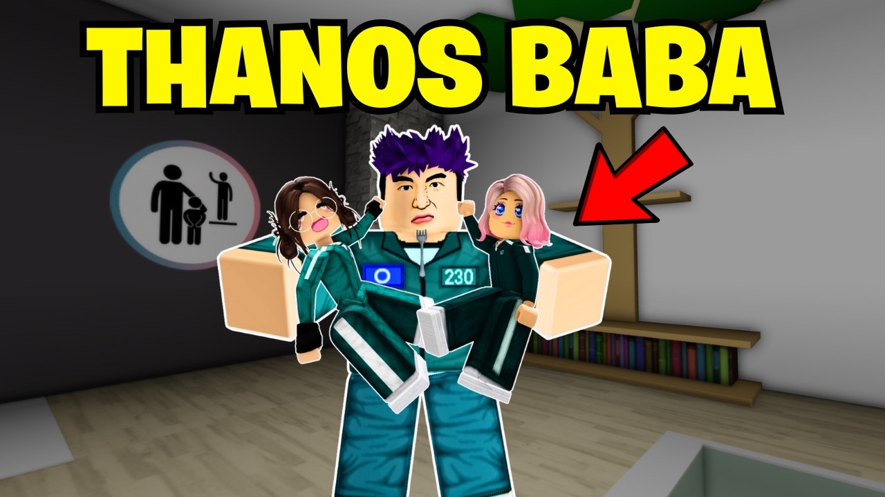 THANOS BENİ EVLAT EDİNDİ BABAM OLDU😊AYŞEM ECE ARI💥ARIGİLLER🐝ROBLOX BROOKHAVEN🏡RP