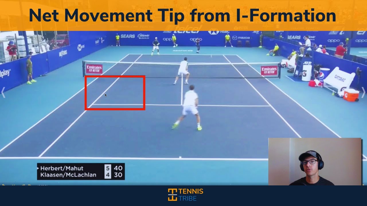 Net Movement Tip from I-Formation in Doubles