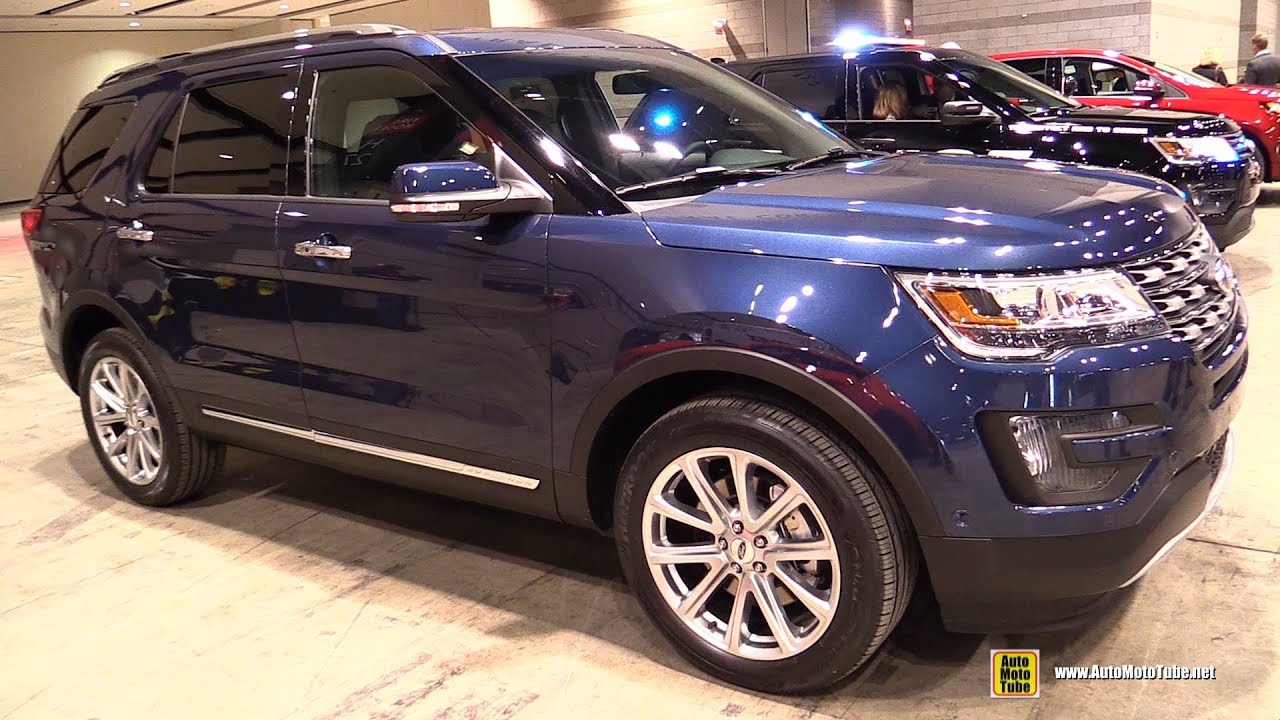 2016 Ford Explorer Limited - Exterior and Interior Walkaround - 2015 Chicago Auto Show