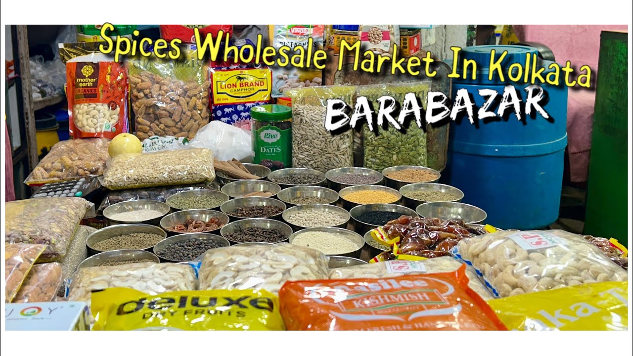 Masala Wholesale Market in Kolkata / গোটা মশলার পাইকারি মার্কেট / Kolkata Grocery Market