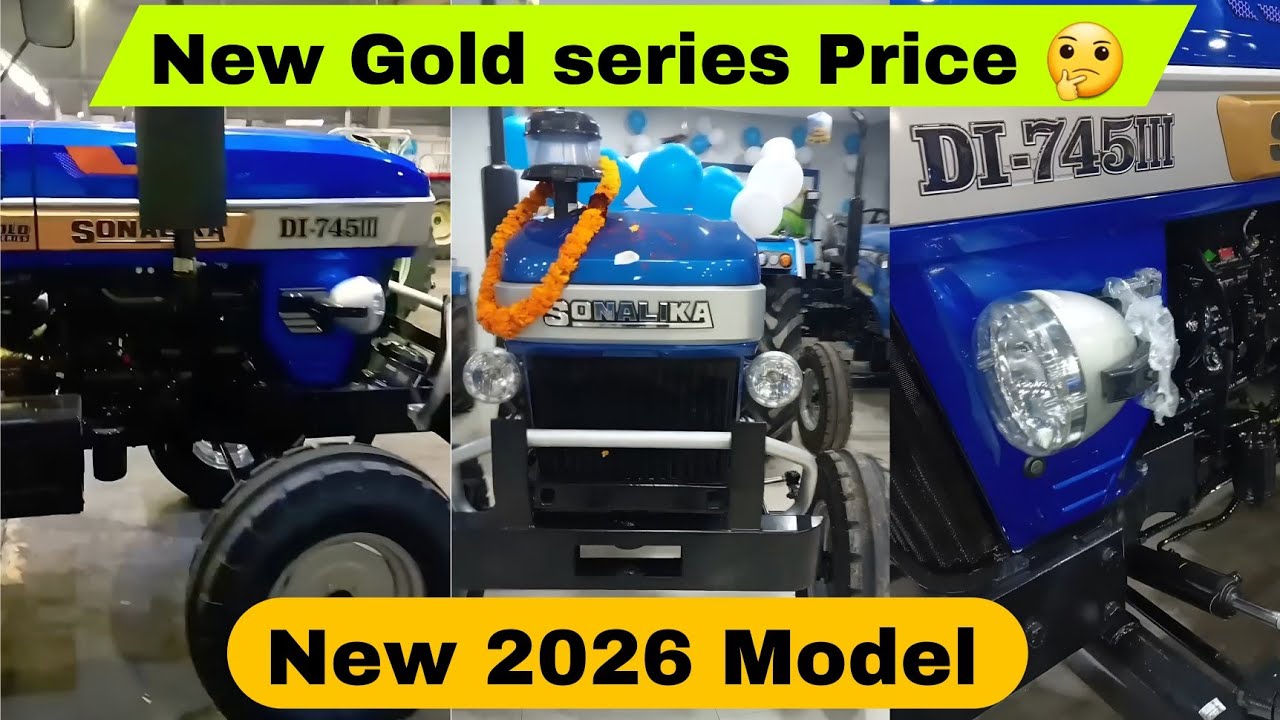 Sonalika Gold series Price 2026 | Sonalika DI 745, 750, 60, 55 Latest Price in India