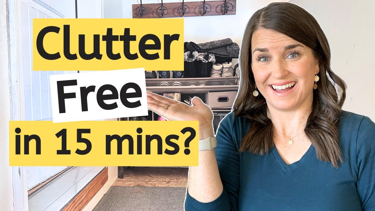 15 MINUTES to a Cleaner Clutter Free Garage!