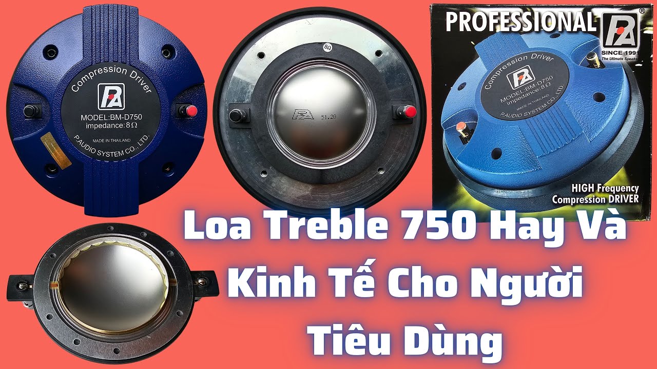 Củ Treble Paudio BM-D750 Sản Phẩm Tốt V&agrave; Kinh Tế Nhất 14/04/2023