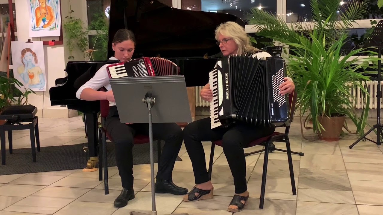 Alena Dudková a p.uč. Marcela Pechoušková - Ladislav Castiglione: Španělský valčík