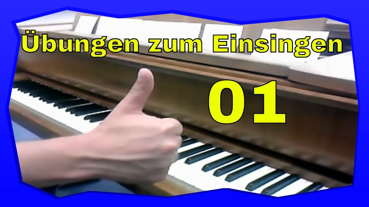 Übungen zum Einsingen - Programm 01 - Gesangstraining - Gesangsübungen - Vocal warm up - Singen