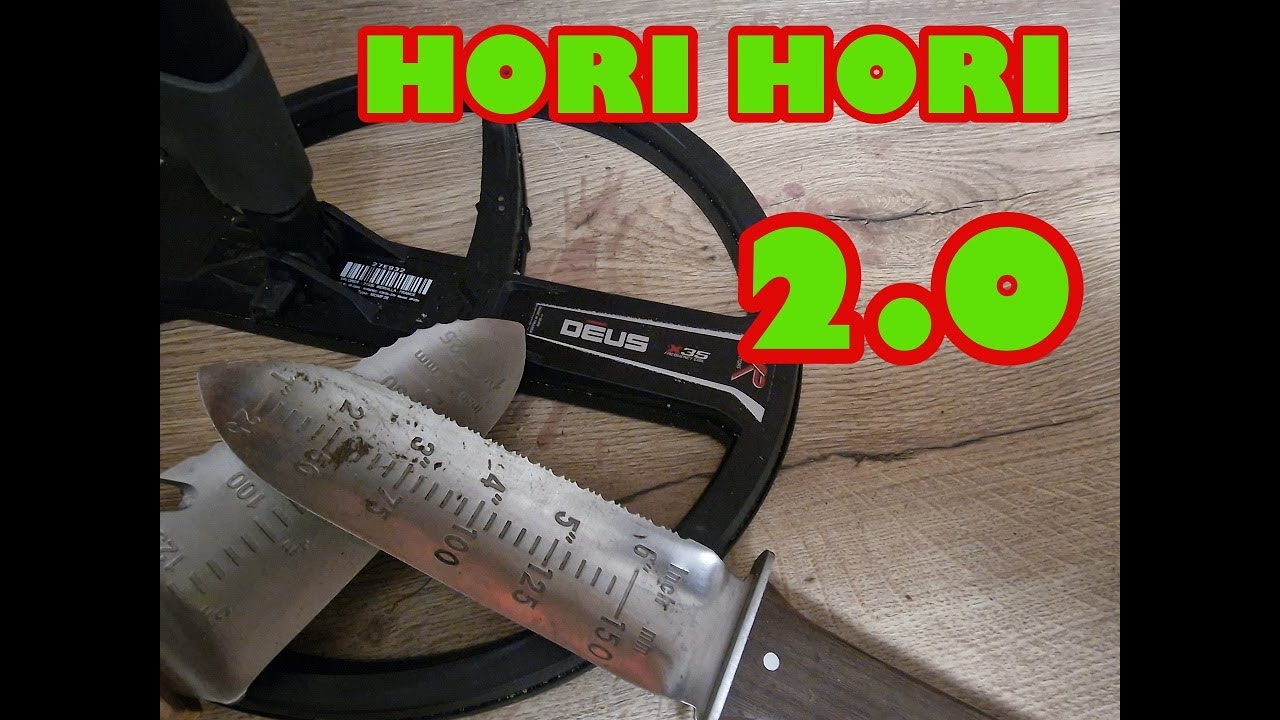 Hori Hori 2.0 TOP Grabungsmesser zum SONDELN mit Metalldetektor