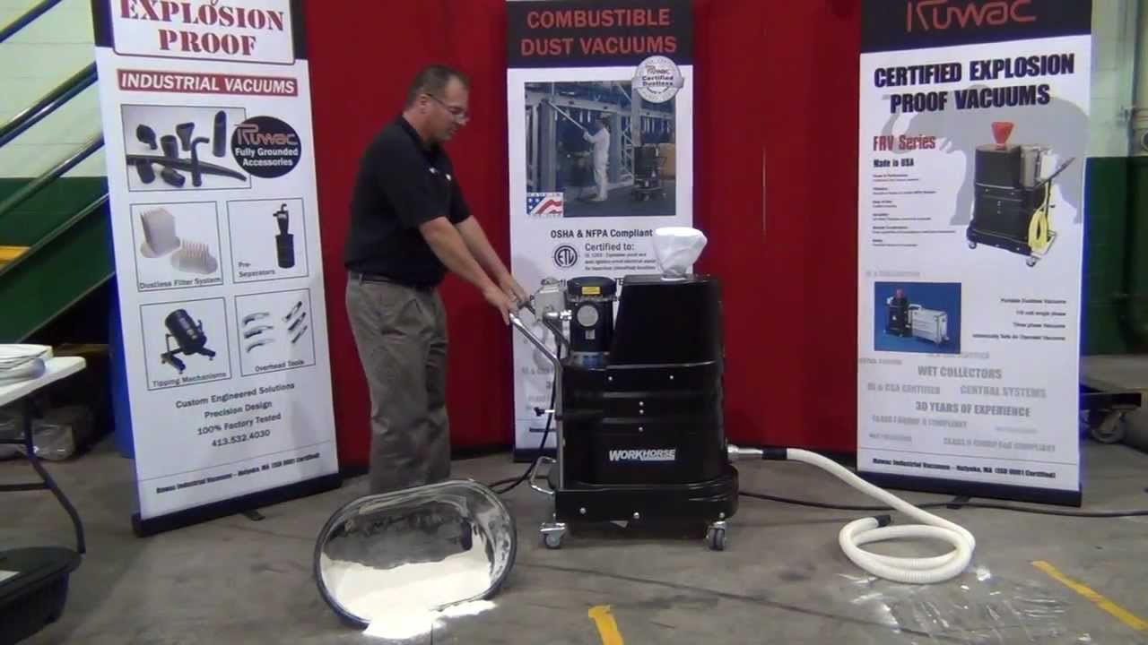 FRV110 Explosion Proof Vacuum | Continuous Duty Industrial Vacuum by Ruwac USA