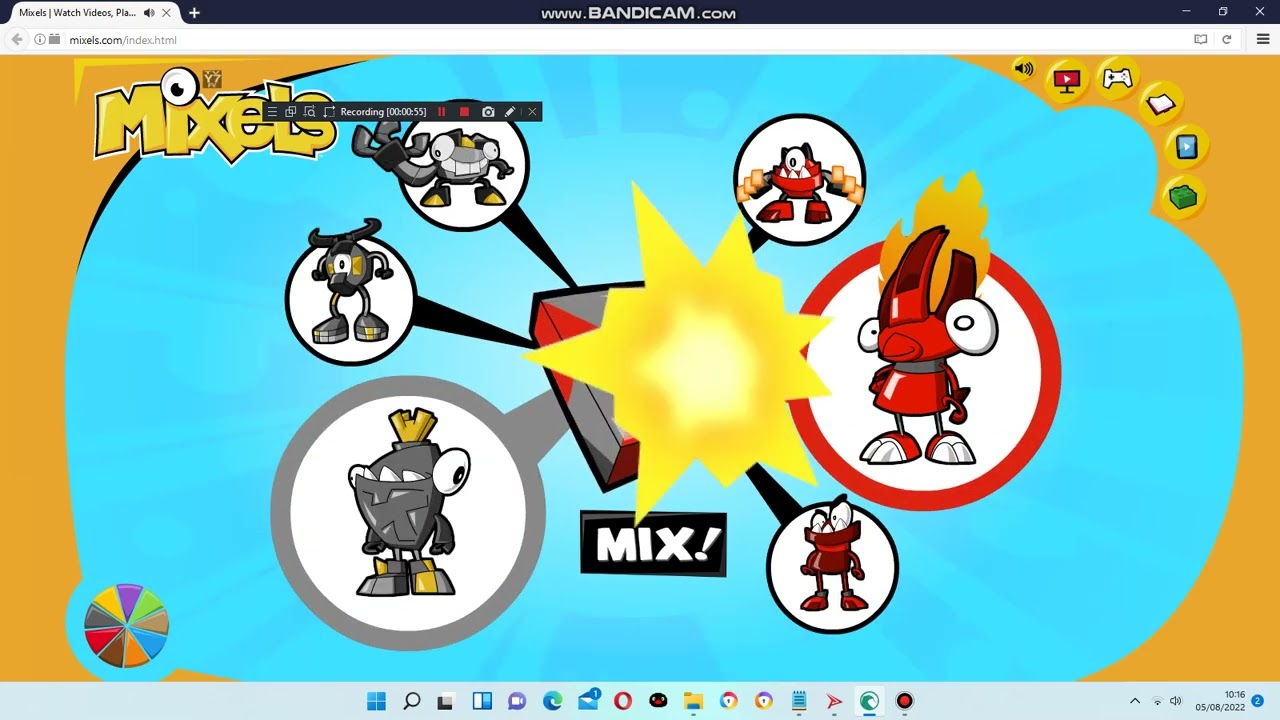 Messing around with the Mixels Website Episode 3: Mixing (Cragsters) - All Series 1 Mixels
