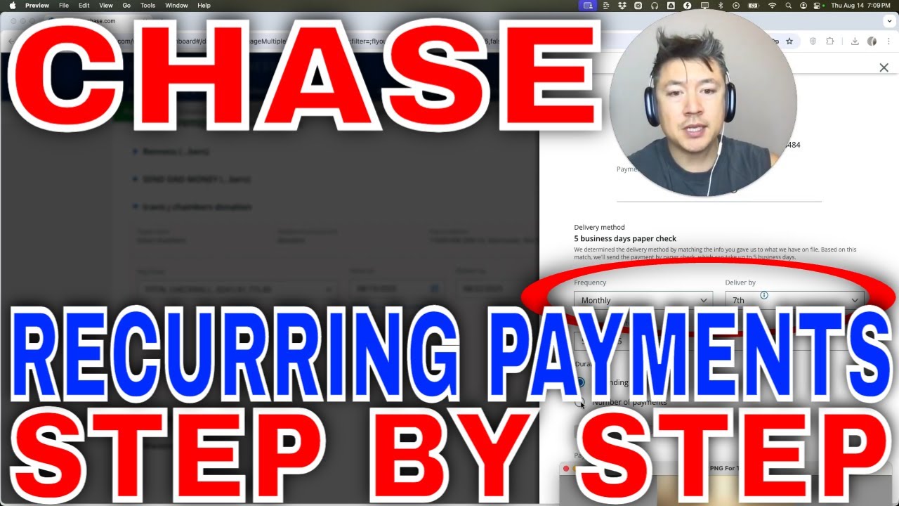 ✅ How To Set Up Recurring Payments With Chase Account 🔴