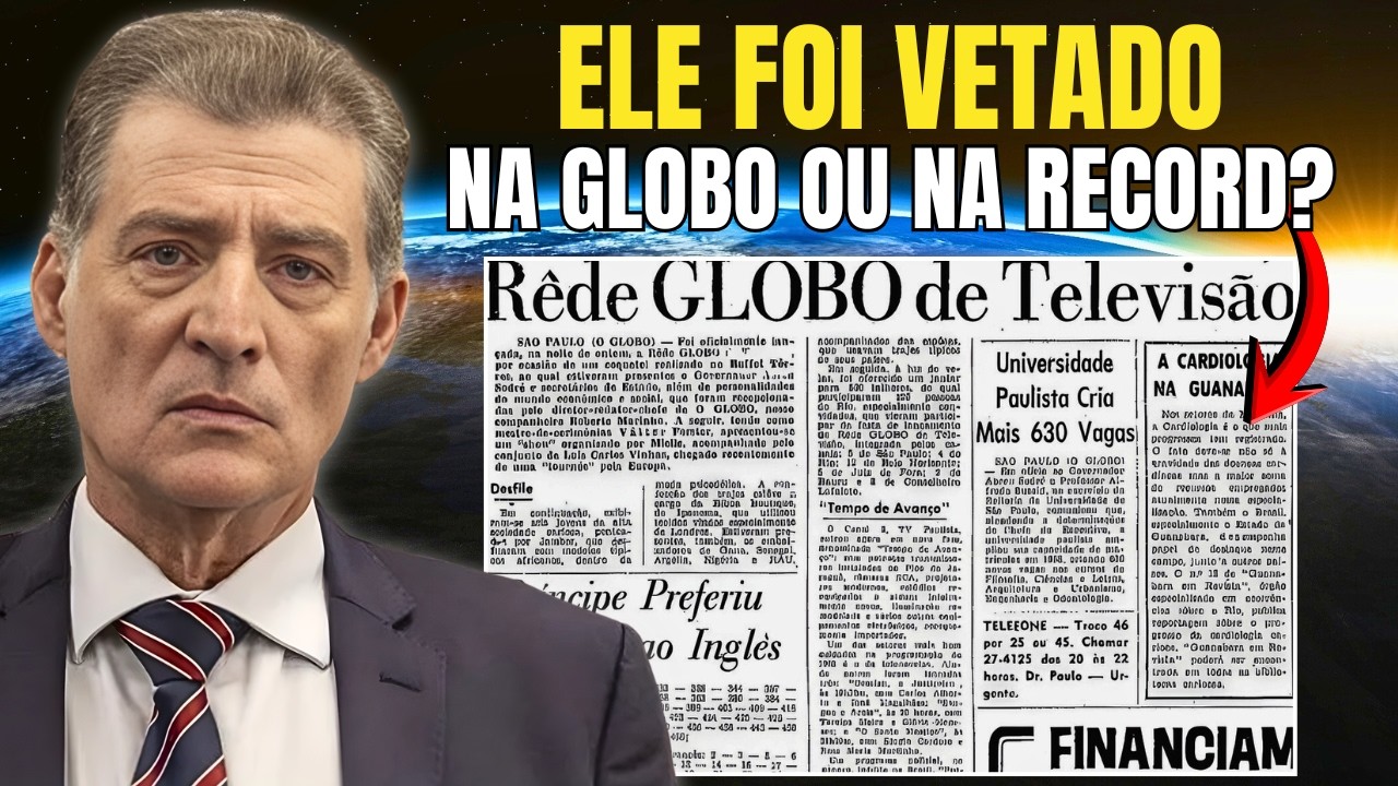 GRAVÍSSIMO: Por que Giuseppe Oristanio atravessou tantas emissoras sem virar protagonista?
