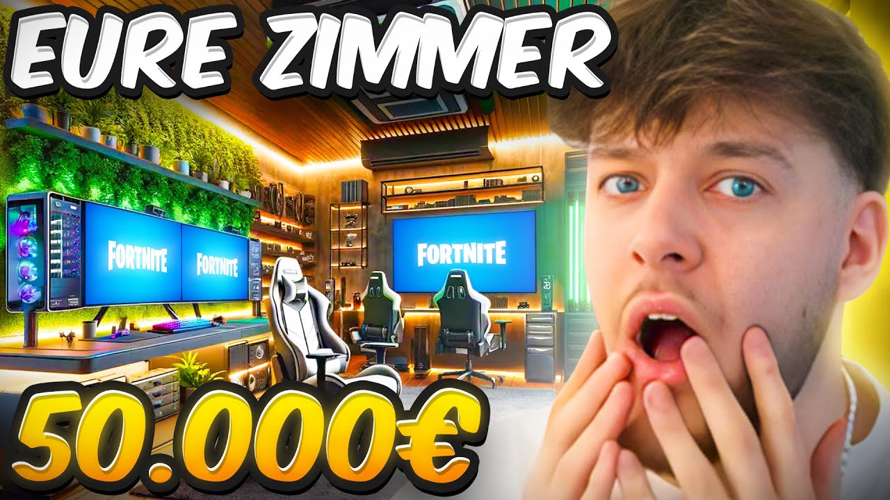 13 Jähriger hat KRANKES $50.000 ZIMMER😳 (eure Zimmer)