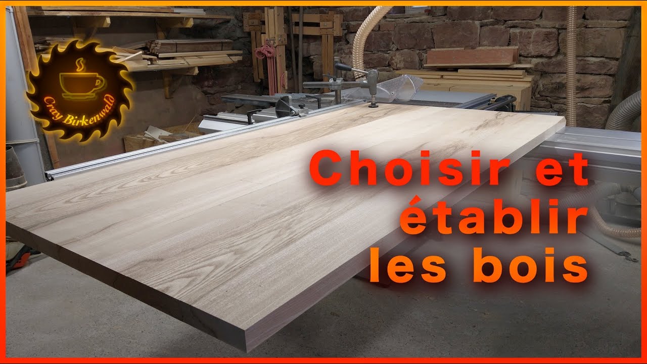 Une porte coulissante : choix des bois et établissement