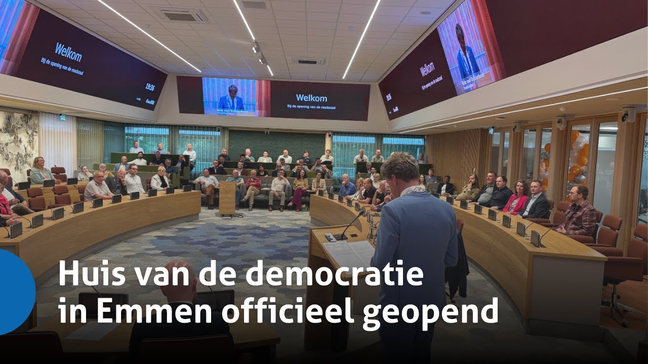 ZO!34 - Nieuwe raadszaal gemeente Emmen officieel geopend