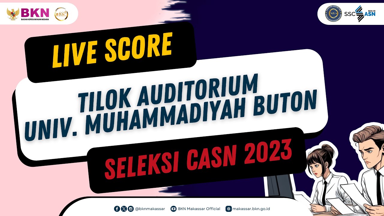 SELEKSI KOMPETENSI PPPK TILOK UNIVERSITAS MUHAMMADIYAH BUTON, BAUBAU-SESI 5