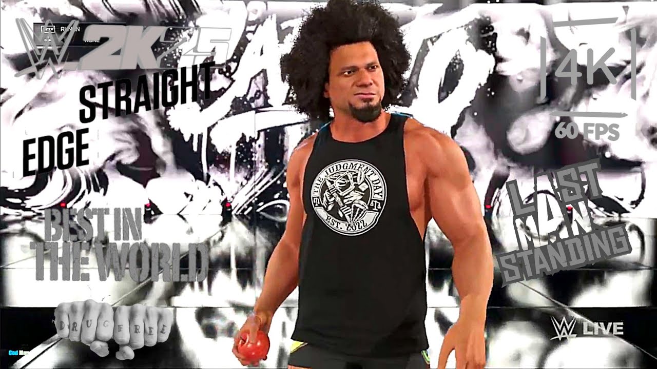 Wwe 2K25 Cm Punk vs Carlito | Last Man Standing | Wwe Championship | 4k60Fps | ⭐⭐⭐