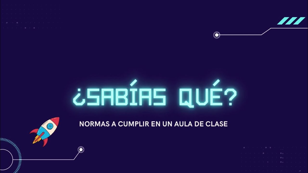 Normas en el aula de clase