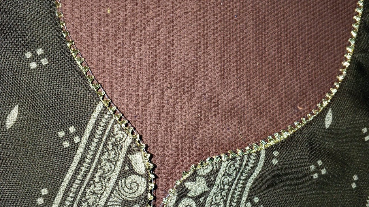 Gum lace lagane ka tarika kingri |lace kese lagaen|samosa lace lagane ka tarika