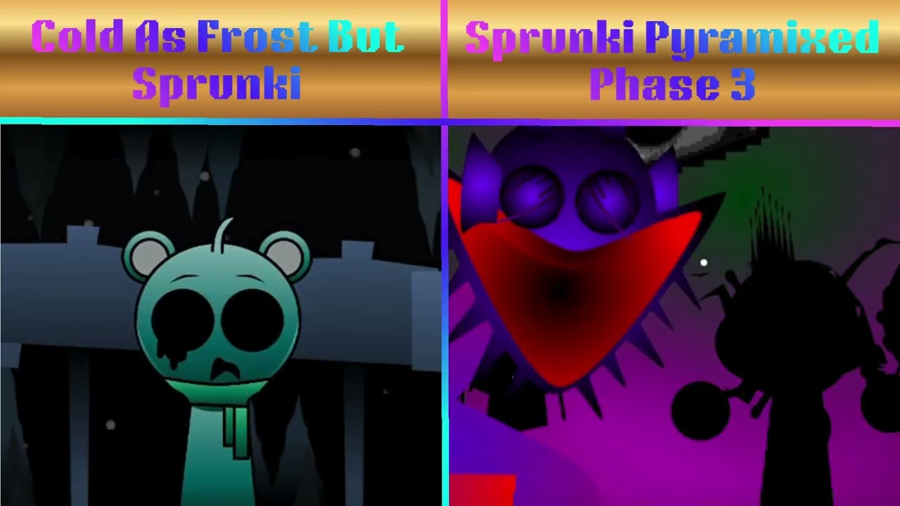 FROSTBITE FEAR SPRUNKI VS SPRUNKI PYRAMIXED PHASE 3