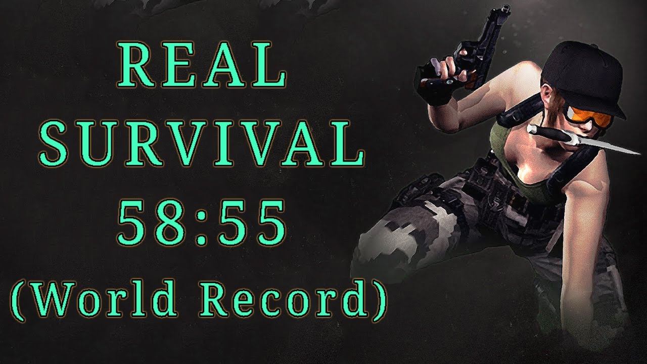 [World Record] Resident Evil Remake | Jill Real Survival Best Ending - 58:55 (Door Skip)