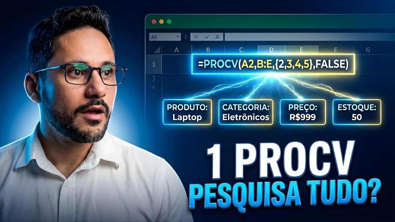 PROCV Retornando Vários Resultados com Uma Única Fórmula