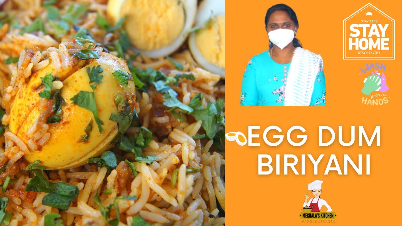 Hyderabadi Egg dum Biriyani / Hyderabadi Egg dum Biriyani in tamil /Egg biriyani in Tamil