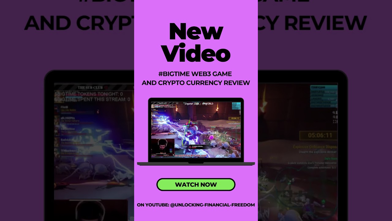#BIGTIME Web3 Game and Crypto currency #short