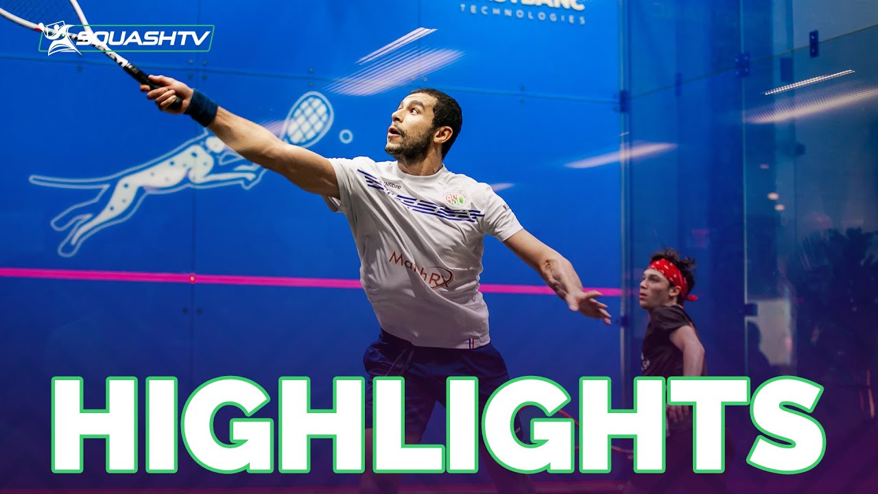 He's read it like a book! 📖 Crouin v ElSherbini | Squash On Fire 2023 | MEN'S FINAL HIGHLIGHTS!